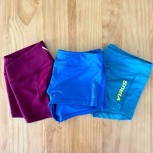Virus shorts - set of 3